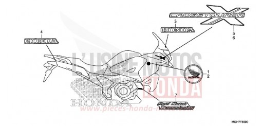 MARQUE (1) VFR1200XDF de 2015
